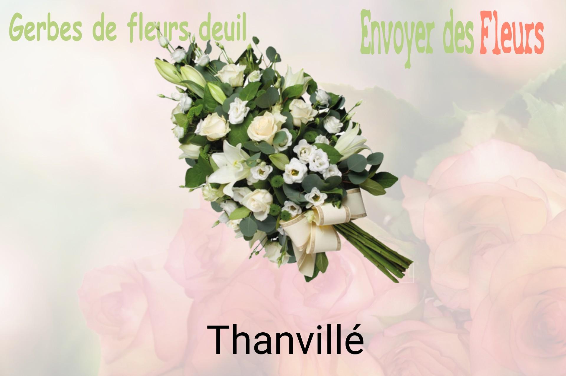 Gerbe de fleurs de deuil livrée à Thanvillé